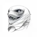 whitewater kayaking  tattoo design idea