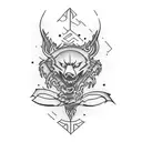 whitewater kayaking  tattoo design idea