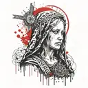Our Lady of Fatima tattoo design idea