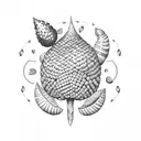 acorn tattoo design idea
