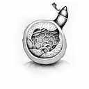 acorn tattoo design idea