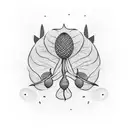 acorn tattoo design idea