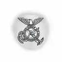 USMC tattoo design idea