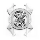 USMC tattoo design idea