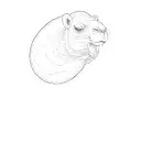 camel  tattoo design idea