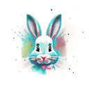 playboy bunny getting its head cut off tattoo design idea