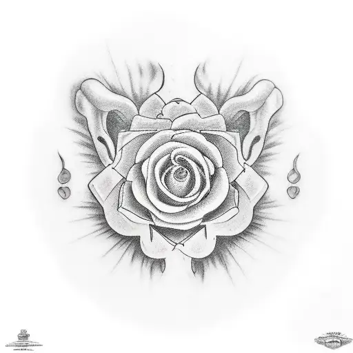 brujula tattoo design idea