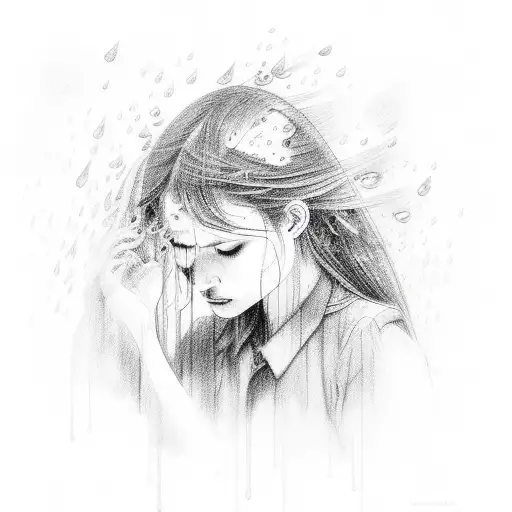 tears in the rain The Weeknd  tattoo design idea