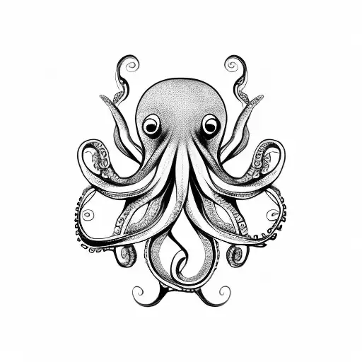 octopus on ring finger tattoo design idea