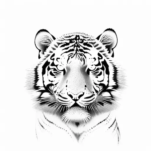 tiger chinese tattoo design idea