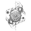 time, one piece, stormlight archive tattoo design idea