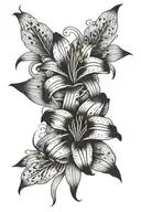 tiger lily underground style tattoo tattoo design idea