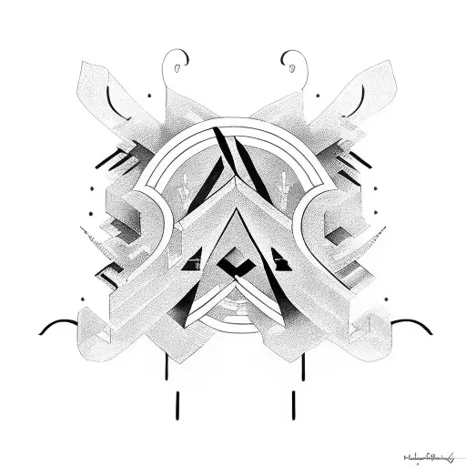 Black band with negative writing of the name Lesley tattoo design idea