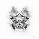 Black band with negative writing of the name Lesley tattoo design idea