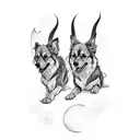 cerberus tattoo design idea