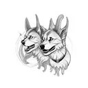cerberus tattoo design idea