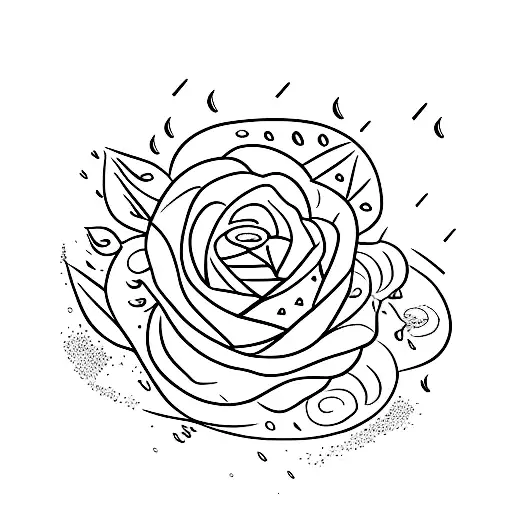 No rain, no flowers. No preassure, no diamonds.  tattoo design idea