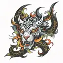 sigma,zxc tattoo design idea