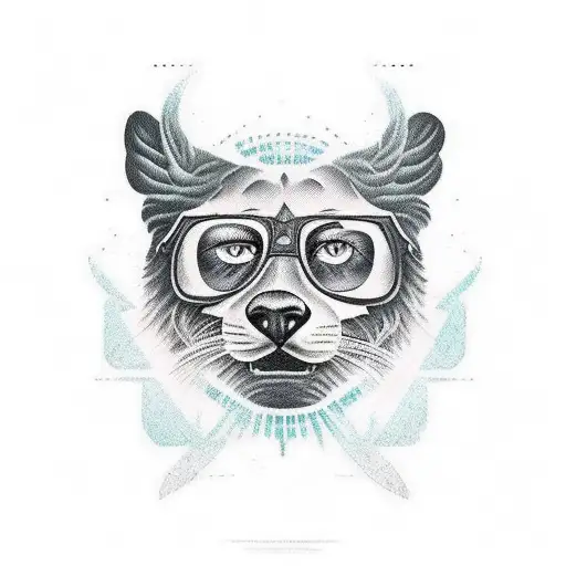 tattoo sleeve inspired by artwork from the band griz tattoo design idea