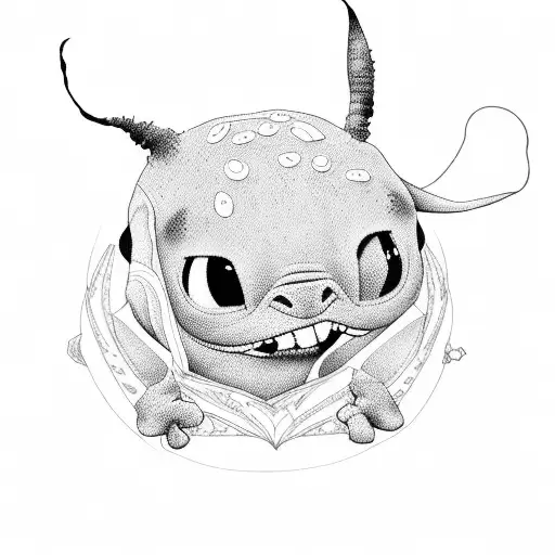 stitch  tattoo design idea