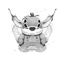 stitch  tattoo design idea
