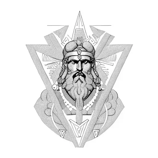 zeus tattoo design idea