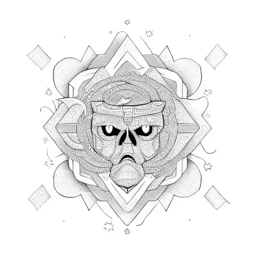 courage flow strong tattoo design idea