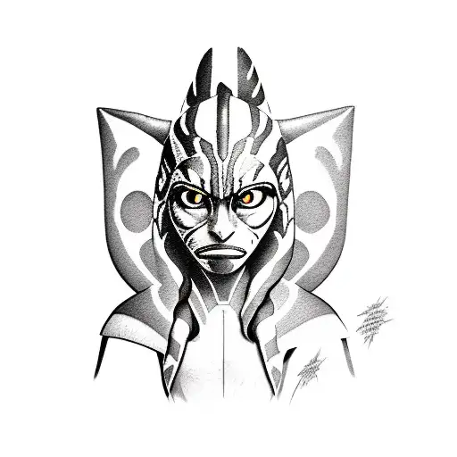 Ahsoka Tano tattoo design idea