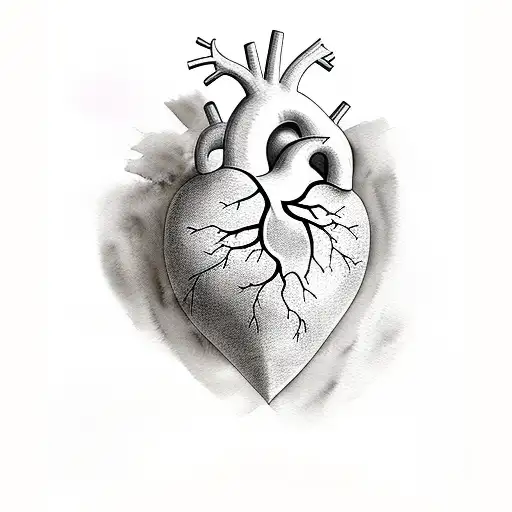 heart simbol and foot in watercolor with two names tattoo design idea