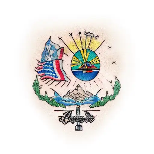 Cristo redentor e Pão de Açúcar  tattoo design idea