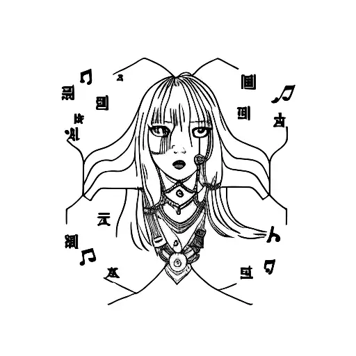 Lalisa's empowering lyrics tattoo design idea