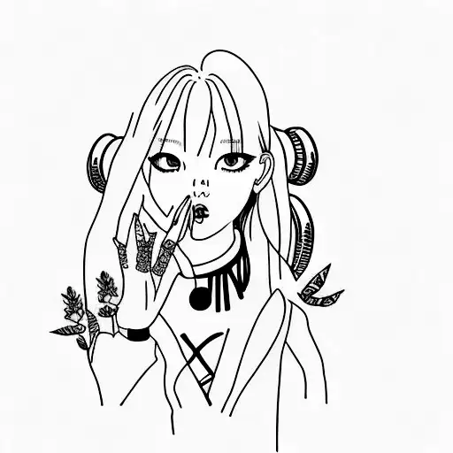 Lalisa's empowering lyrics tattoo design idea