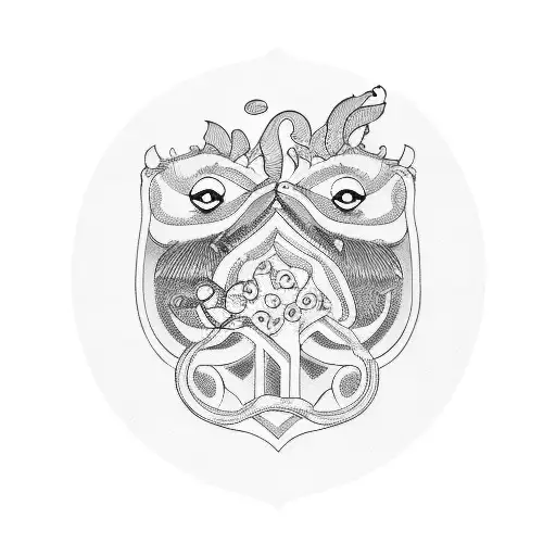 grandparents  tattoo design idea