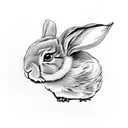 chicks and bunnies tattoo design idea