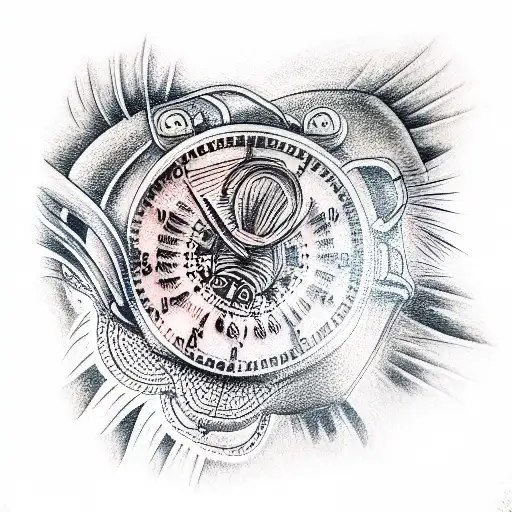 pistols tattoo design idea