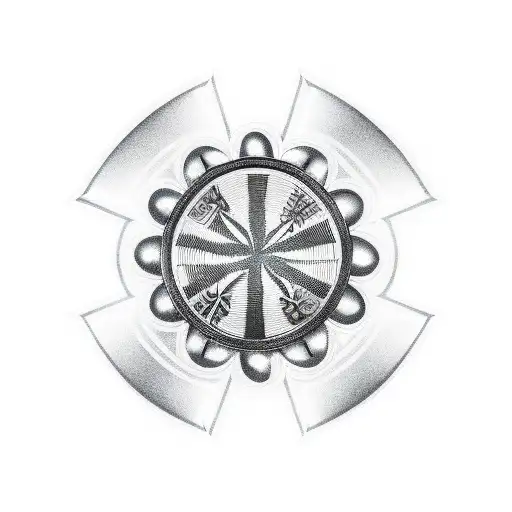 Maltese Cross tattoo design idea