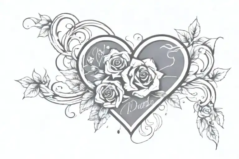 daddy's girl tattoo design idea