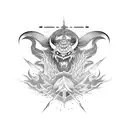 japanese devil tattoo design idea