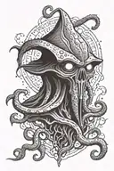 dnd mind flayer dungeon master dice tattoo design idea