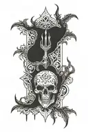 sobriety demons tattoo design idea