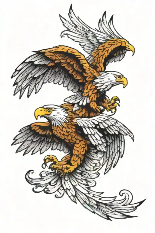wings eagle wings tattoo design idea