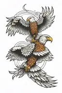 wings eagle wings tattoo design idea