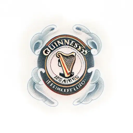 Guinness harp tattoo design idea