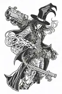  Alucard from Hellsing Ultimate tattoo design idea