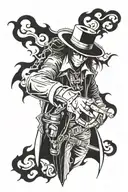  Alucard from Hellsing Ultimate tattoo design idea