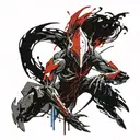 Wisp from Warframe tattoo design idea