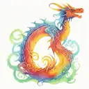 Celtic Dragon tattoo design idea