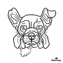 dog lover tattoo design idea