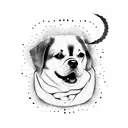 dog lover tattoo design idea