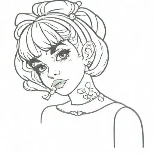 melanie martinez tattoo design idea